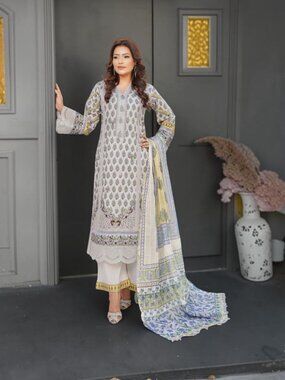 Pakistani Cotton Salwar Kameez, Cultural Wear for Women